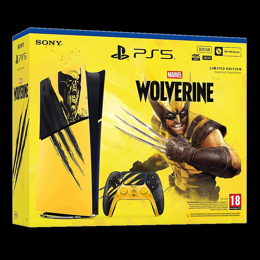 PS5 Wolverine Battle Yellow-bundel – productfoto 1