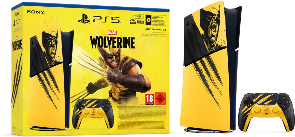 PS5 Wolverine Battle Yellow-bundel – productfoto 3