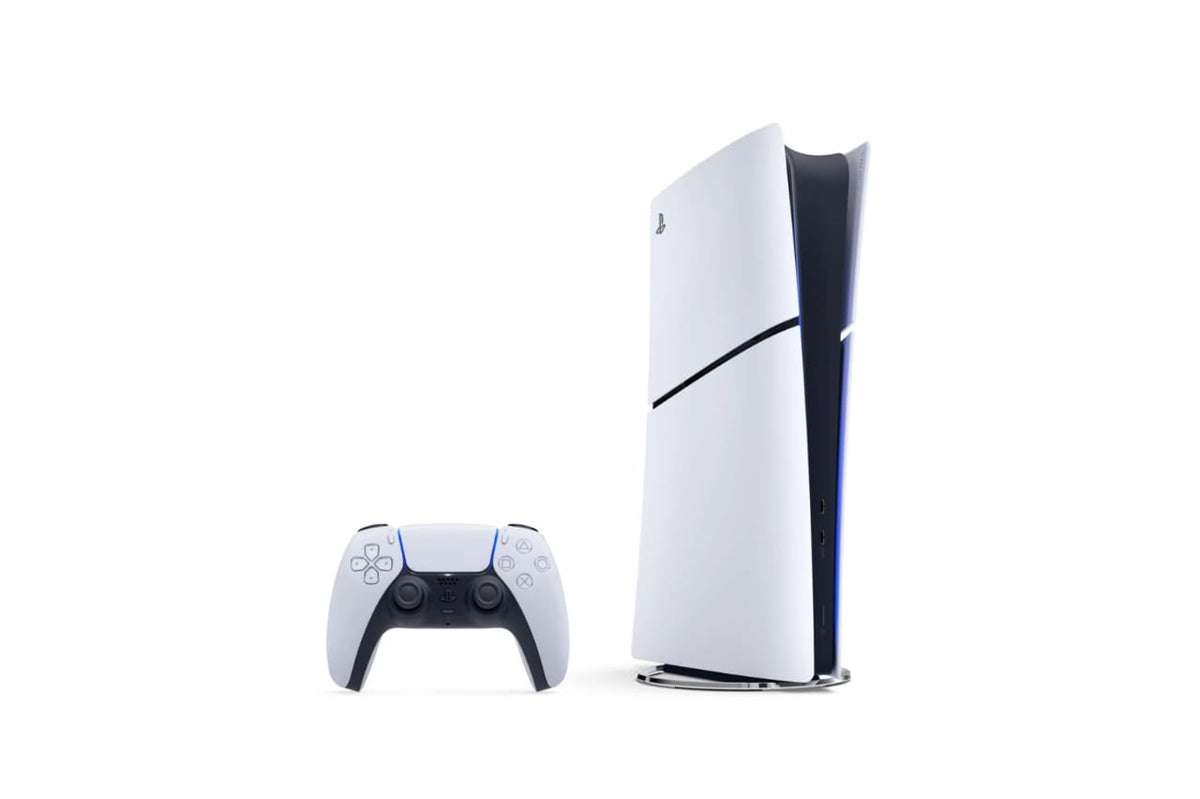 PlayStation 5 Digital Edition 825 GB met 2 DualSense-controllers Slim – productfoto 2