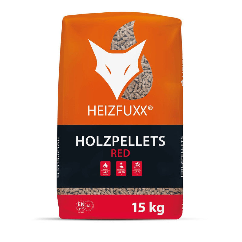 Heizfuxx Houtpellets Red 975 kg – 65 zakken van 15 kg