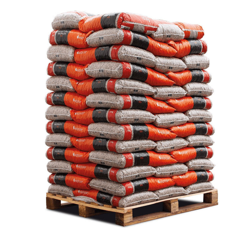 Heizfuxx Houtpellets Red 975 kg – 65 zakken van 15 kg