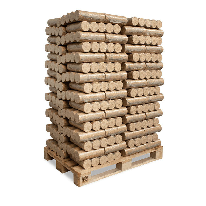 Heizfuxx Nestro XL Blue Houtbriketten 960 kg – 96 pakken van 10 kg