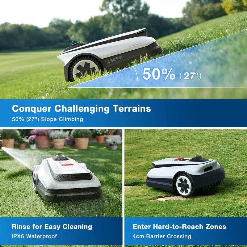 Ecovacs GOAT A3000 LiDAR Robotmaaier tot 3000 m²