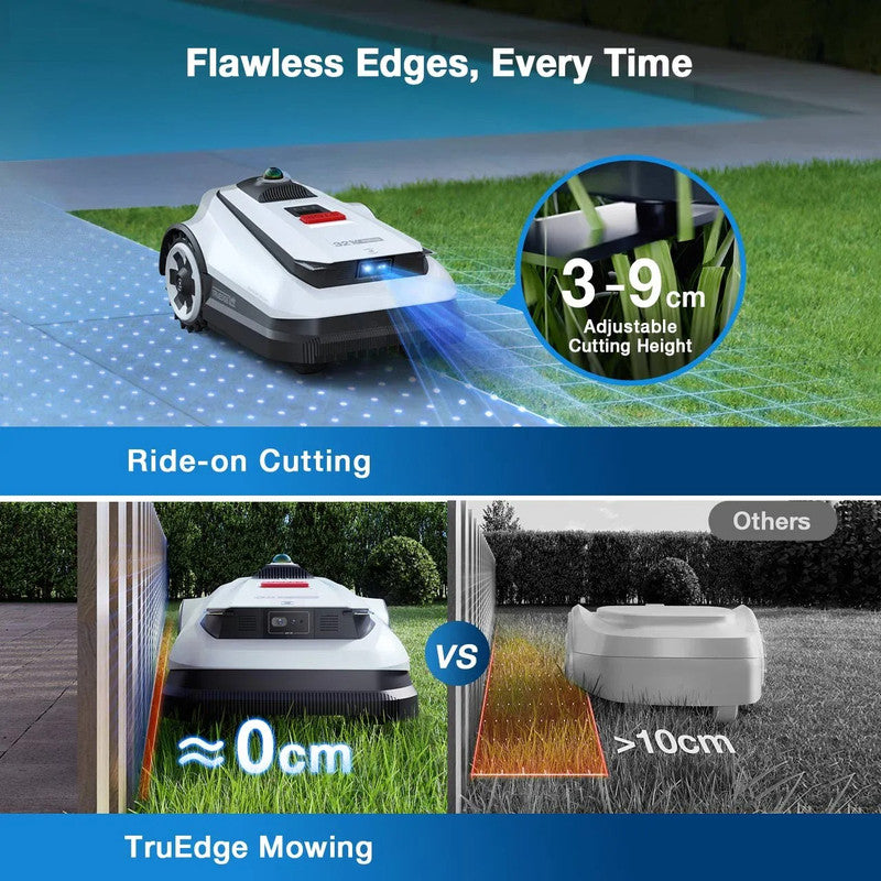 Ecovacs GOAT A3000 LiDAR Robotmaaier tot 3000 m²