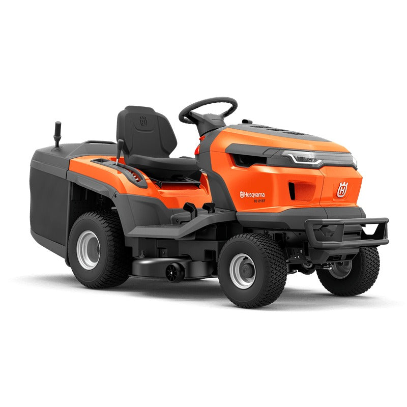 Husqvarna TC 215T Zitmaaier Grasopvang 95 cm | Comfortabele zitmaaier met nette grasopvang